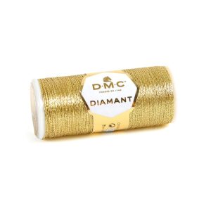 DMC Diamant Metallic-Garn D3821 hellgold