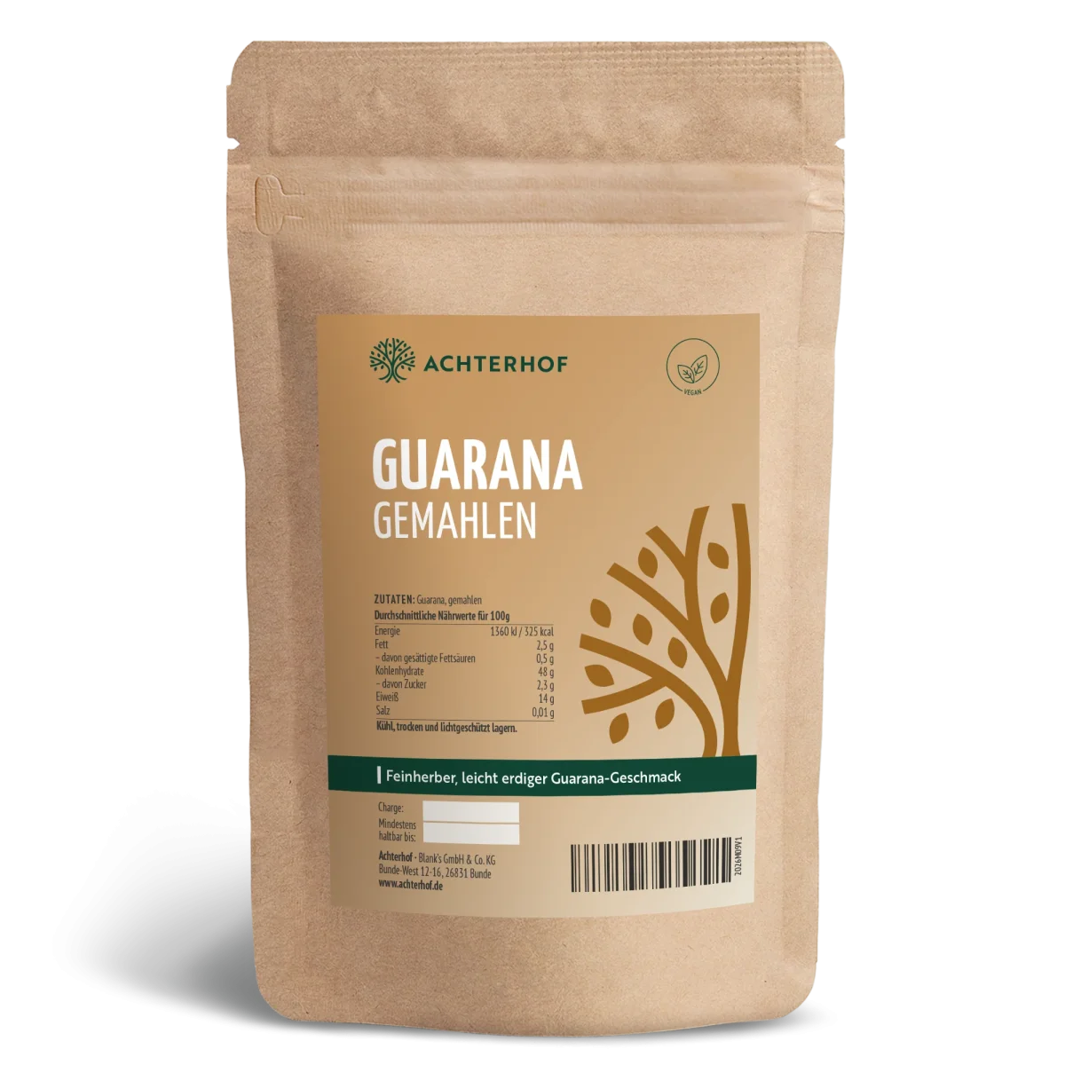 Guarana gemahlen (250g)